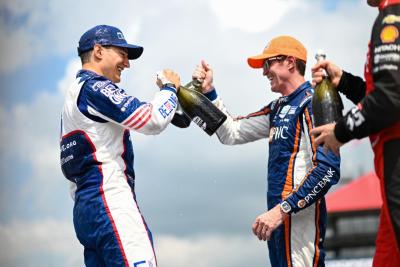 Alex Palou, Scott Dixon, Chip Ganassi Racing at Mid-Ohio